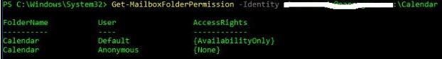 Public Folder Calendar invalid permissions IT Networks for Emerging